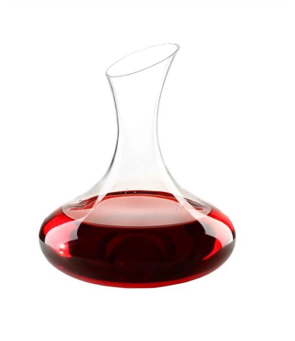 Ma Maison Decanter 1,6 lt per il Vino in Vetro - Caraffa di Vetro Resistente - per Vino Rosso Vino Bianco Forma Particolare Idea Regalo