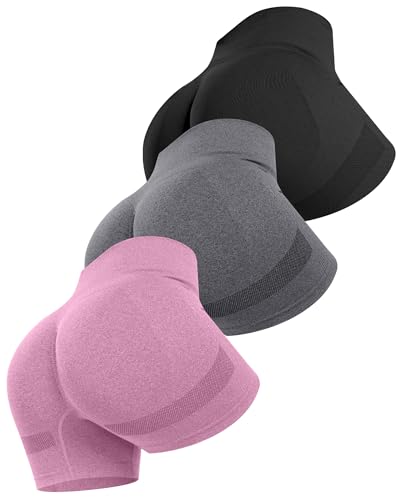 ATHVOTAR Seamless Butt Lifting Biker Shorts