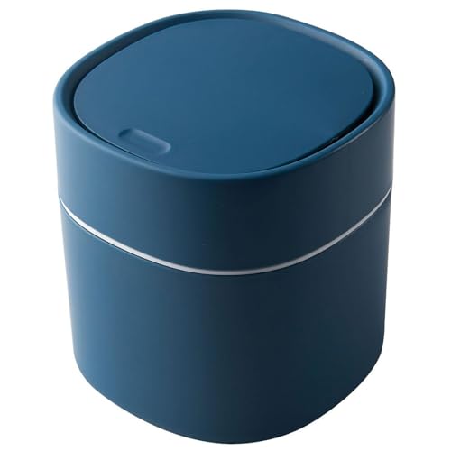 Caneca de Basura Mini 2L Plástico Azul Oscuro