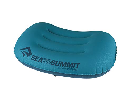 Image of Sea to Summit Aeros Ultralight Inflatable Camping and Travel Pillow, Large, Aqua