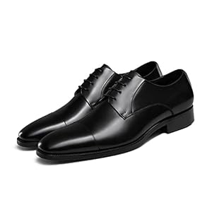 GIFENNSE Mens Leather Dress Shoes Mens Oxfords Formal Dress Shoes for Men