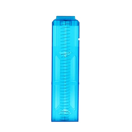 WORKER 40-Darts Double Row with Single Out Dart Clip for Dominator Blaster-Transparent Blue
