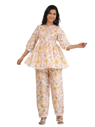 Image of GRECIILOOKS Women's Rayon Printed Classic Kurta Set