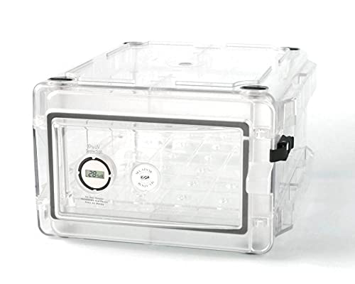 Research Products International Secador Desiccator Cabinet, Clear, 0.75 Cubic Feet, 13 1/4 x 16 1/4 x 8 1/4 Inches - RPI