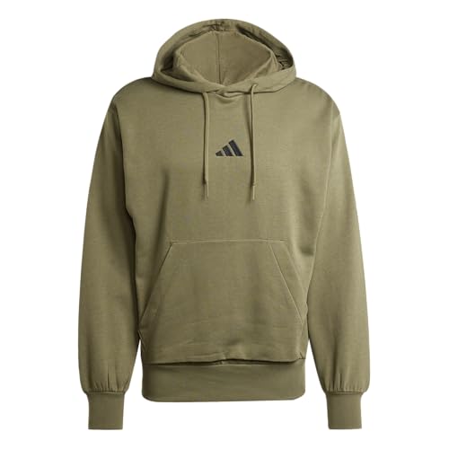 adidas Men's Essentials Feel Cozy Fleece Hoodie Sweatshirt - Image 3