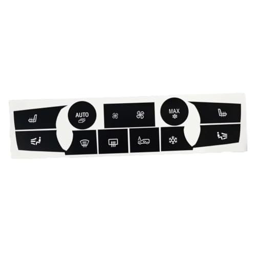 Kit réparation bouton climatisation BMW X5 E70 stickers autocollants noir
