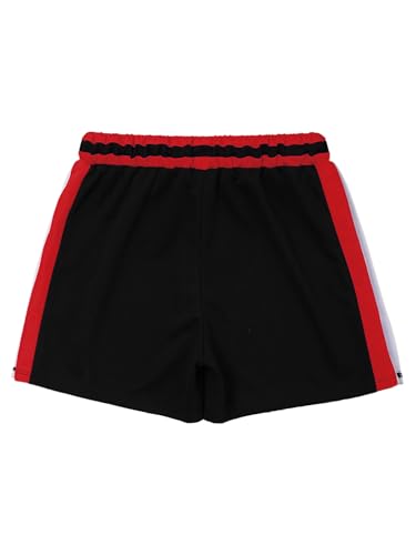 Lightweight Tear Away Sport Shorts for Kids Boys Elastic Drawstring Press Button Shorts for Workout4