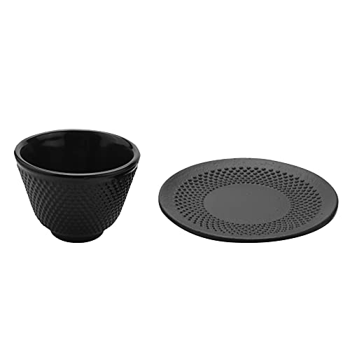 Wanjorlay Cast Iron Teacups Set Tea Cups Drinkware Chinese Handmade Coffee Tools Health Care Polka Dot Iron Cup Iron Pot Retro Cup- Teacups Set #TOP7