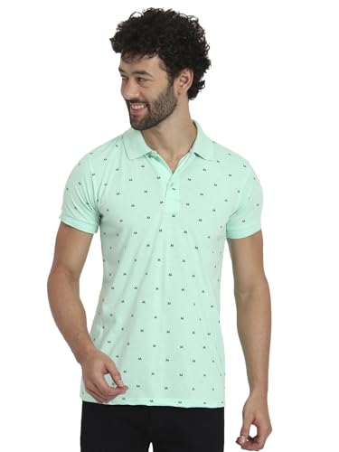 Image of Men Cotton Half Sleeves Regular FIT Polo T-Shirt