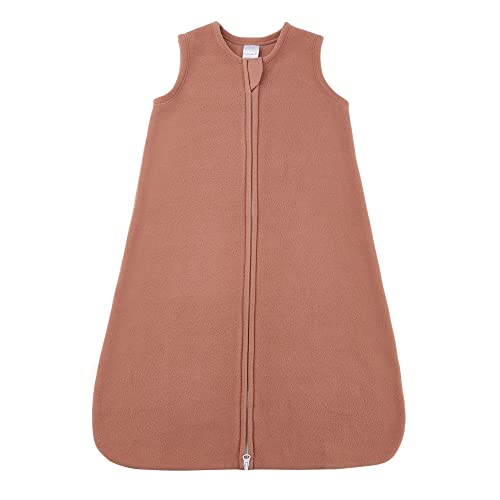 Hajakadas-Y Baby Micro-Fleece Sleeping Sack Baby Wearable Blanket, Sleeveless Swaddle Sleeping Bag (Light Brown,3-12Months) #TOP16