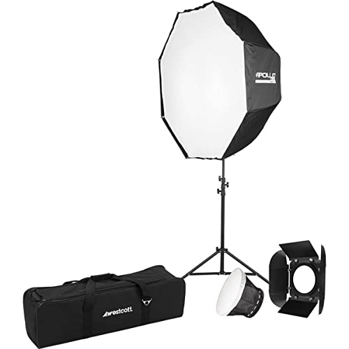 Solix Bi-Color 1-Light Kit, Includes 43´´ Apollo Orb Octabox and Stand