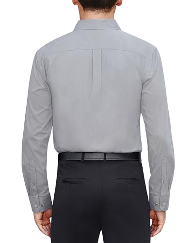 J.Ver Men's Flannel Plaid Shirts Long Sleeve Regular Fit Casual Button Down Shirt