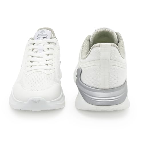 Image of Red Tape Men's Sneakers White Mesh TPU Round Toe Lace-Up