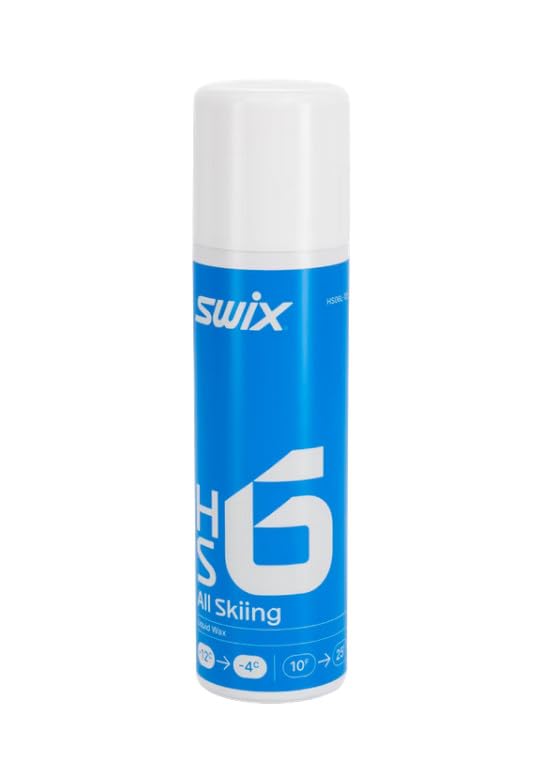 Swix HS6 Liquid Blue Cire de ski -4 °C/-12 °C 125 ml