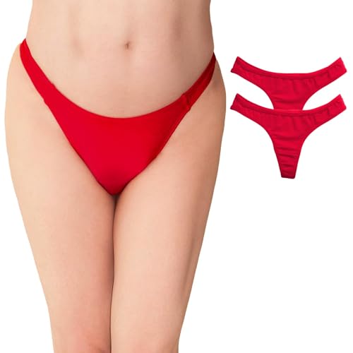 Gaff Thong Underwear Male Female Panties For Satin Crossdressers G String Sissy Transgender Clothes 2 pack