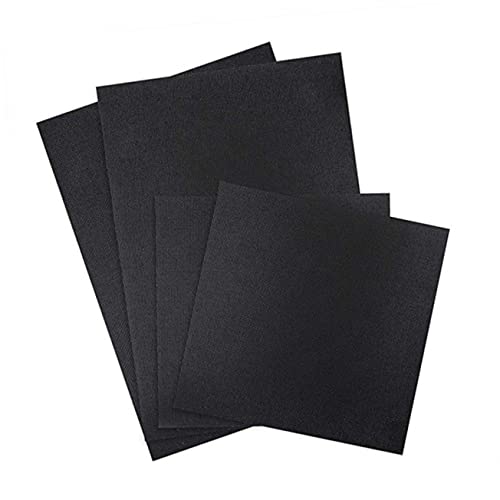 GLSTOY DIY Cross-Stitch Kit 4pcs Cross-Stitch Cloth Nature Needlework 2 White 2 Black Safe Sturdy for Embroidery