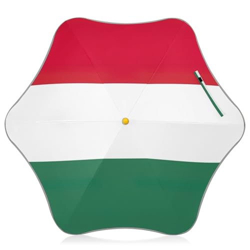 Parapluie enfants drapeau hongrois avec protection UV pour des aventures colorées sous la pluie