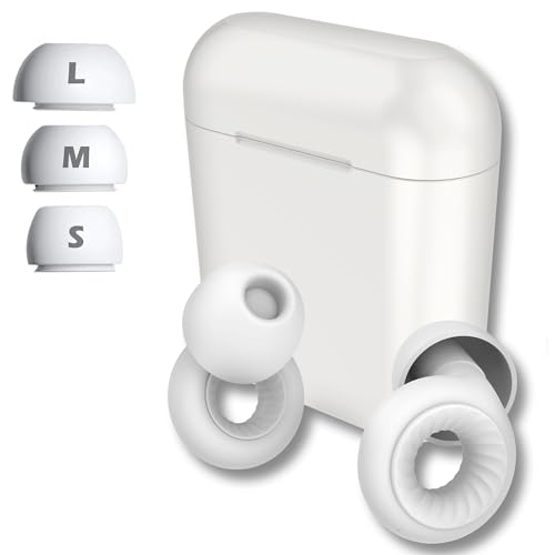 FAMOCA Tapones Oidos Cancelacion De Ruido De Silicona Con Caja + 3 Pares De Almohadillas – Tapones Para Dormir – Tapones Oidos Silicona – Tapones Antironquidos – Tapones Para Dormir Sin Ruido