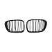 Kratka do BM-W E39 seria 525/528/530/535/540/M5 1999-2003 przednia kratka nerkowa grill wyścigowy 51137005837 51137005838 ABS grill samochodowy