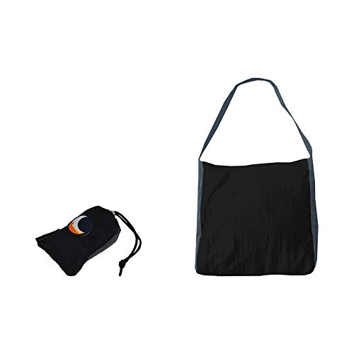 チケットトゥザムーン エコマーケットバッグ 【レビュー記載で10年保証】 ticket to the moon eco market bag (ブラック/ダークグレー)