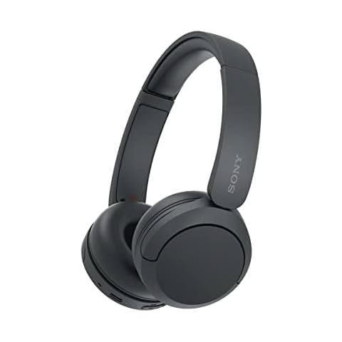 Sony WH-CH520 Wireless Headphones Bluetooth On-Ear Headset with Microphone, Black New Cover