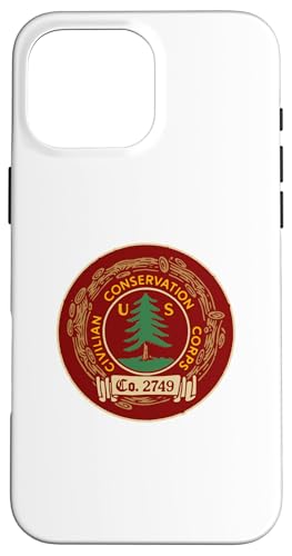 Vintage Civilian Conservation Corps Retro CCC Logo X}zP[X iPhone 16 Pro Max p