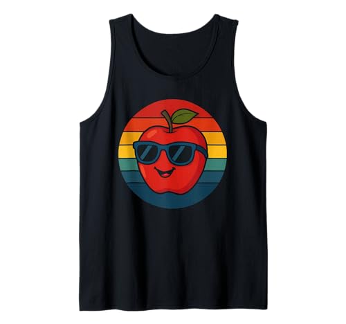 Porta divertimento alla tua giornata con questo fantastico design Apple oscillante sfumature su uno sfondo retrò tramonto. Perfetto per gite informali, avventure estive o per gli amanti della frutta con uno stile eccentrico. Regalo ideale per gli amici che amano l'atmosfera giocosa.