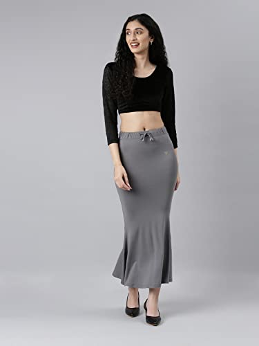 Image of TWIN BIRDS Saree Shapewear for Women | Super Soft Viscose Elastane Saree Petticoat Skirt | Stretchable & Comfortable SareeShaper