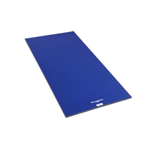 Dollamur 5'x10'x1.25' Tatami Martial Arts Mat, Royal Blue, Jiu Jitsu BJJ MMA Judo Mat, Wrestling Mat