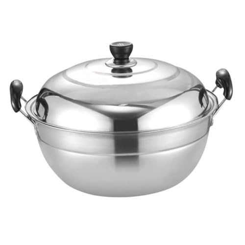 Alipis 1 Juego Pot de guiso de vapor sartén de vapor inoxidable acero ser bote al vapor revestido cocinando olla de vapor sartén al vapor vaporera vaporiza ollas de vapor para cocinar