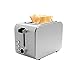 FEIYIYANG Toaster Toaster 2 Scheibe extra breite Schlitz-Toaster 3 Funktionen Digitalanzeige Brot-Toaster mit 7 Browning-Einstellungen und Abnehmbarer Krümel-Fach