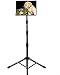 Tripod Stand for IPad, Ruren Foldable Floor Height Adjustable Tablet Tripod Stand for iPad Mini, iPad Air, iPad 1,2,3,4 and All 7-10 Inch Tablets, Carrying Case and Flashlight as Gifts 