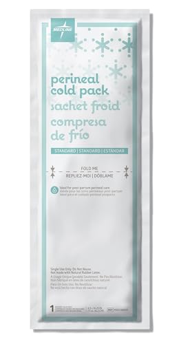 Medline MDS138055H Standard Postpartum Perineal Cold Pack for Pain Relief, 4.5" x 14.2"