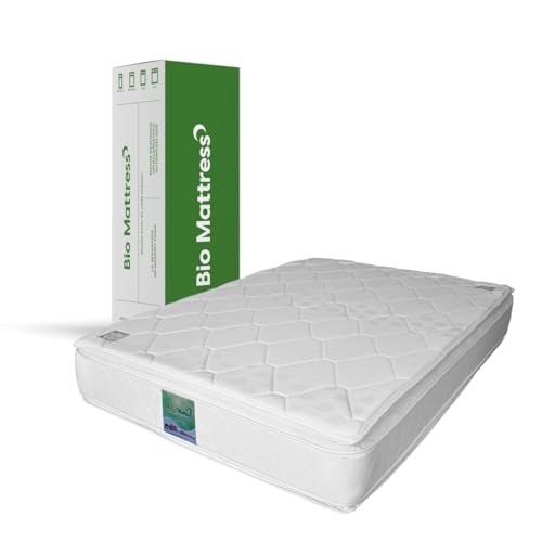 La Mejor Lista de Colchon Hotelero Matrimonial , tabla con los diez mejores. 39 Bio Mattress Colchón Hotelero Matrimonial Gran Turismo | Resortes Superlastick, Confort Firme y Alta Durabilidad | High Density y Capitonado | Certificado CertiPUR | 3 Años de...
