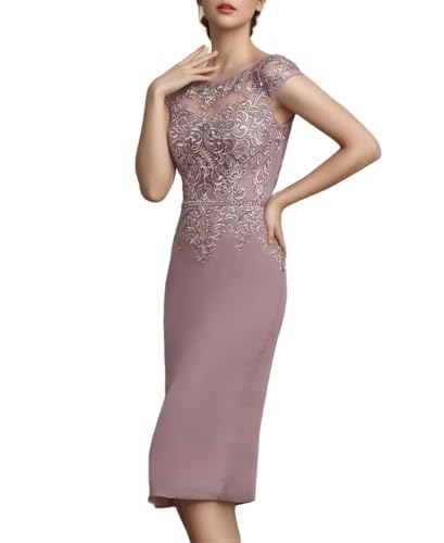 CSYPJYT Mother of The Bride Dresses Tea Length Grandmother of The Bride Dresses Wedding Guest Groom Dress Jacket4