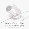 Meta Quest Base de Carga Compacta — Compatible con Meta Quest 3/3S | Base de carga compacta con baterías recargables y cables USB-C para Quest 3, Quest 3S y controles Touch Plus 8
