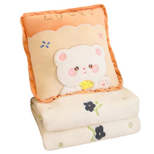 Coussin confortable et jeté de canapé en peluche douce transformable - 2