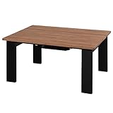 アイリスオーヤマ こたつ おしゃれ 長方形 デザインタイプ 幅約80×奥行約60×高さ約38 IKT-RA0860-MBR ミドルブラウン