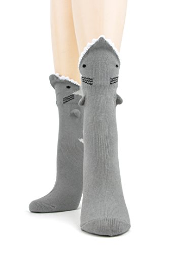 Foot Traffic, 3D Socks (Great White Shark) #TOP2