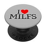 amo milfs cuore rosso amore mamma calda madre calda amo milfs popsockets popgrip intercambiabile