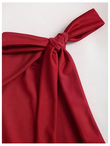 Image of GORGLITTER Women's Bow Mini Dress Summer Off Shoulder Tea Party Birthday Cocktail Cute Going Out Graduation Sun Dresses