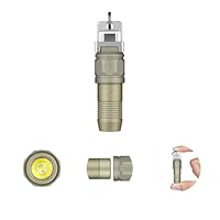 OLlGHT iUltra Mini LED Mini-Lampe de poche USB-C pour porte-clés et EDC, 80 lumens, 20g, OAL, pour gérer les urgences, les environnements sombres et les conditions météorologiques extrêmes.
