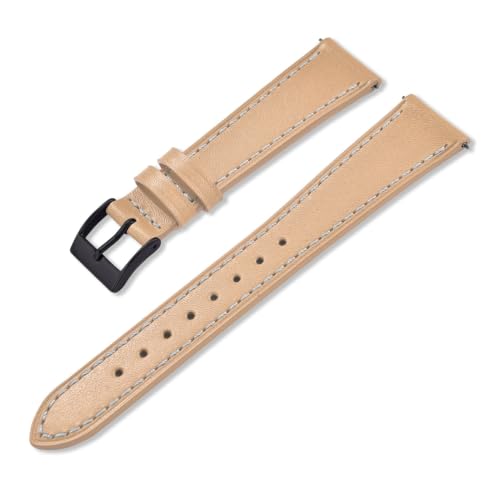 Bracelet montre cuir 22mm 20mm 18mm universel et souple pour montre homme et femme