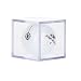 BCW Golf Ball Square - Holder & Display Case (Box of 6 Cubes)