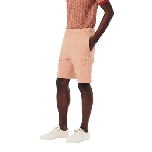 Image of Lacoste Men's Cotton Fleece Cargo Shorts