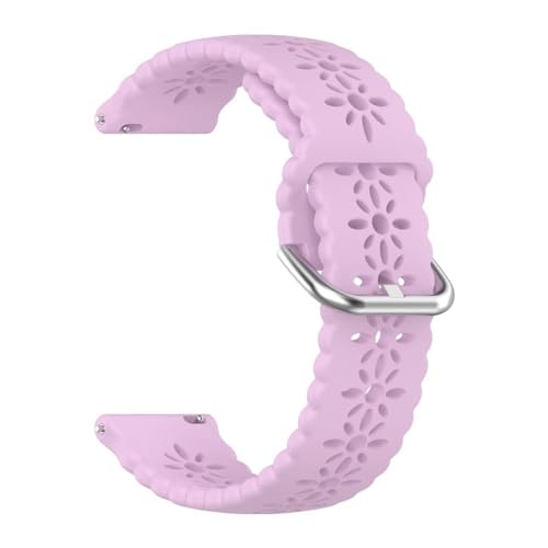 [FOCKOUPGAC] �V���R���X�g���b�v Fit For HUAWEI WATCH GT 5 Pro 46mm 42mm Fit For HONOR Magic Watch 4 GS Pro�ɓK��(Purple,1 piece 22mm)