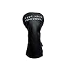 Golf leather driver golf club headcover designed to protect your driver with swing thought keep your head down  urban country home decor