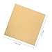 NUOBESTY 2pcs H62 Brass Sheets 0.5mm Thick 150x150mm Plates for Electrical Projects Industrial Crafting and Home Improvement Metal Materials