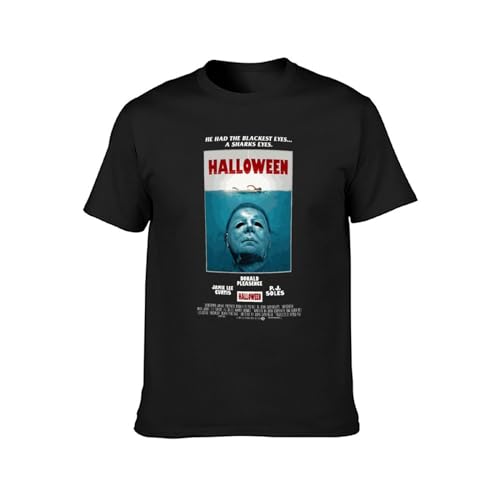 SaRueLsb Round Neck T-Shirt Halloween Movie Poster XL