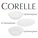 Corelle White 3-Piece Completer Set